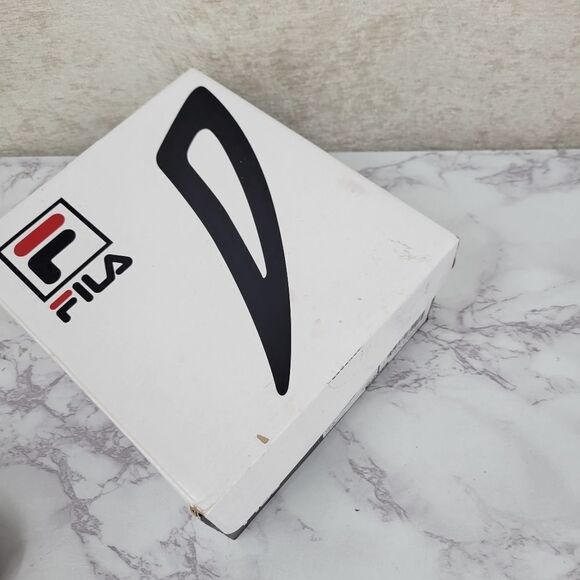 Fila Disruptor II 2 Black Tennis Shoes Infant Toddler 4C Unisex  LIKE NEW - Picture 7 of 8